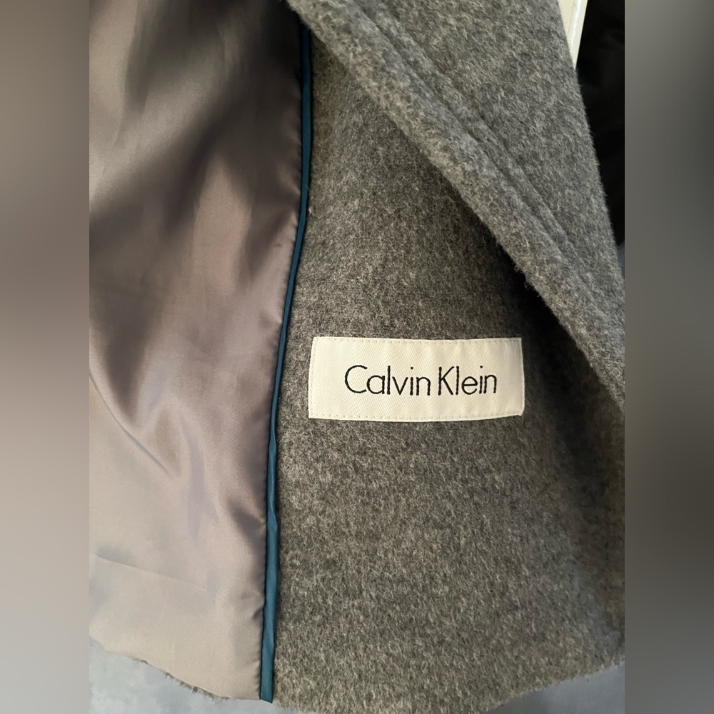Calvin Klein Double Breasted Pea Coat - Picture 10 of 12